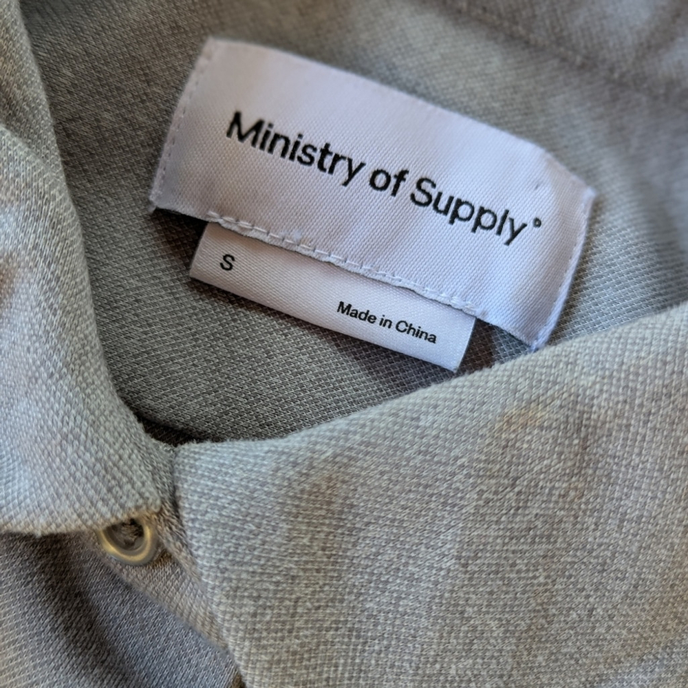 Modern Citizen AeroZero Classic Technical Knit Shirt Gray Airport Ready Sz S - Picture 4 of 11